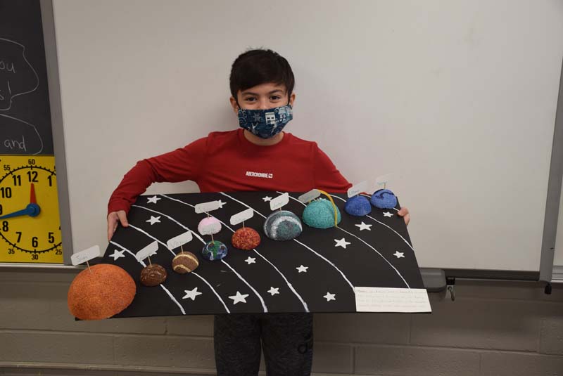 third grade solar system dioramas